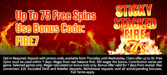 Up to 75 Free Spins