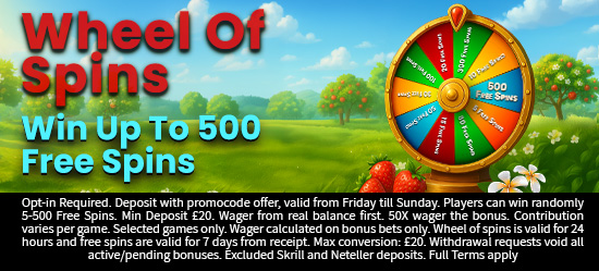 Weekend Wheel Of Spins