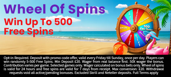 Weekend Wheel Of Spins